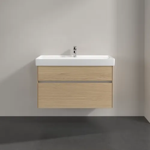 Obrázek VILLEROY BOCH Toaletní skříňka Collaro, s osvětlením, 2 výsuvy, 954 x 546 x 444 mm, severský dub #C011B0VJ