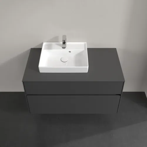 Bild von VILLEROY BOCH Collaro Waschbeckenunterschrank, 2 Auszüge, 1000 x 548 x 500 mm, Graphite / Graphite #C01400VR