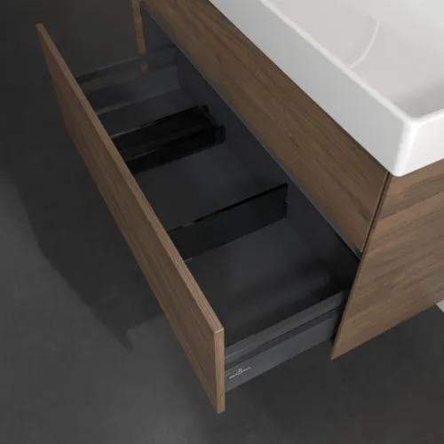 Bild von VILLEROY BOCH Collaro Waschbeckenunterschrank, mit Beleuchtung, 2 Auszüge, 954 x 546 x 444 mm, Arizona Oak #C011B0VH