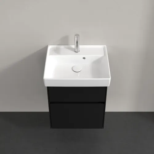 Bild von VILLEROY BOCH Collaro Waschbeckenunterschrank, mit Beleuchtung, 2 Auszüge, 460 x 546 x 374 mm, Volcano Black #C006B0VL