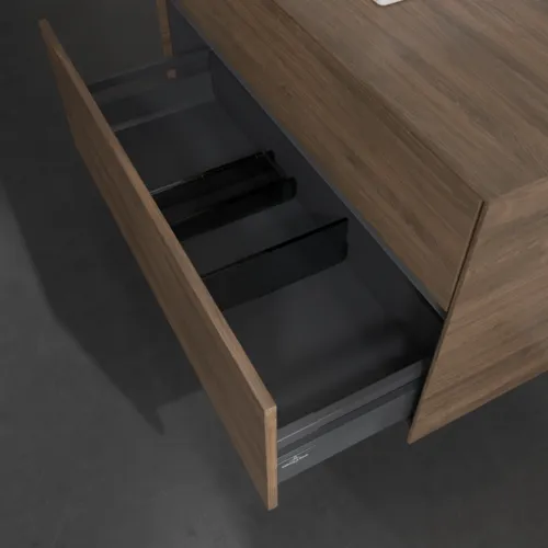 Bild von VILLEROY BOCH Collaro Waschbeckenunterschrank, mit Beleuchtung, 2 Auszüge, 1000 x 548 x 500 mm, Arizona Oak / Arizona Oak #C014B0VH