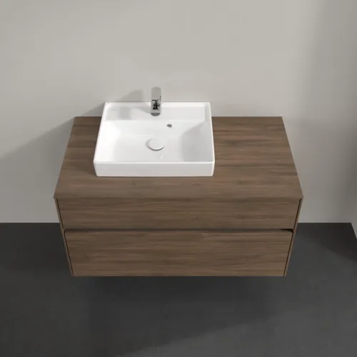 Bild von VILLEROY BOCH Collaro Waschbeckenunterschrank, mit Beleuchtung, 2 Auszüge, 1000 x 548 x 500 mm, Arizona Oak / Arizona Oak #C014B0VH