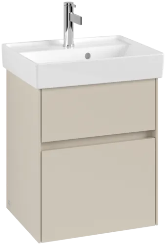 VILLEROY BOCH Collaro Vanity unit, with lighting, 2 pull-out compartments, 460 x 546 x 374 mm, Cashmere Grey #C006B0VN resmi