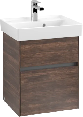 VILLEROY BOCH Collaro Vanity unit, with lighting, 2 pull-out compartments, 460 x 546 x 374 mm, Arizona Oak #C006B0VH resmi