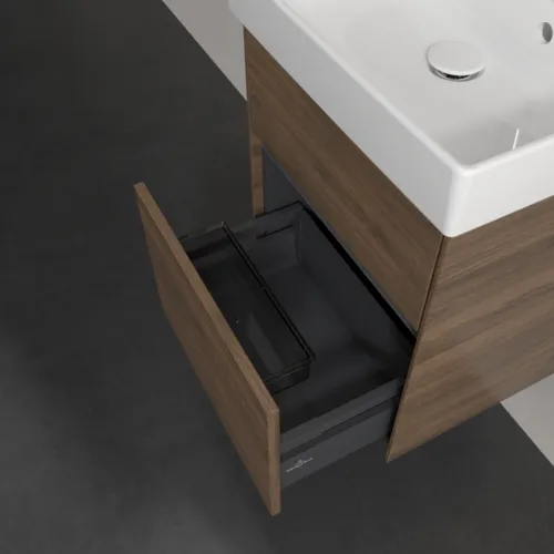 Bild von VILLEROY BOCH Collaro Waschbeckenunterschrank, mit Beleuchtung, 2 Auszüge, 460 x 546 x 374 mm, Arizona Oak #C006B0VH