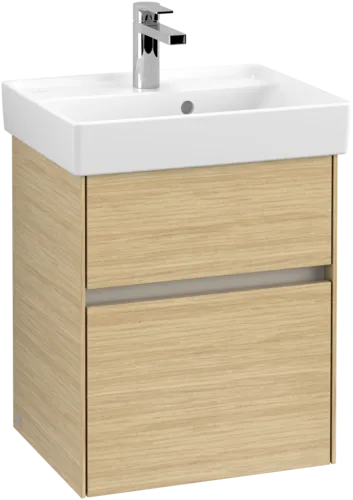 VILLEROY BOCH Collaro Vanity unit, with lighting, 2 pull-out compartments, 460 x 546 x 374 mm, Nordic Oak #C006B0VJ resmi