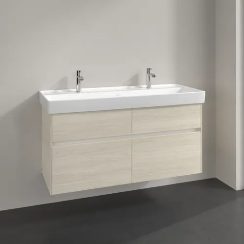 VILLEROY BOCH Collaro Waschbeckenunterschrank, 4 Auszüge, 1154 x 546 x 444 mm, White Oak #C01200AA, Bild 2