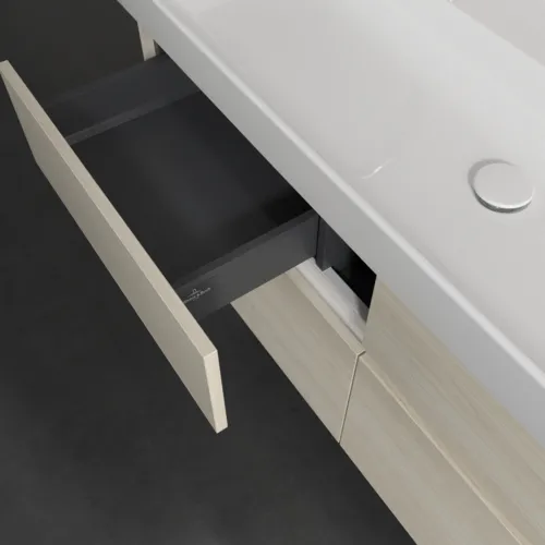 VILLEROY BOCH Collaro Waschbeckenunterschrank, 4 Auszüge, 1154 x 546 x 444 mm, White Oak #C01200AA, Bild 7