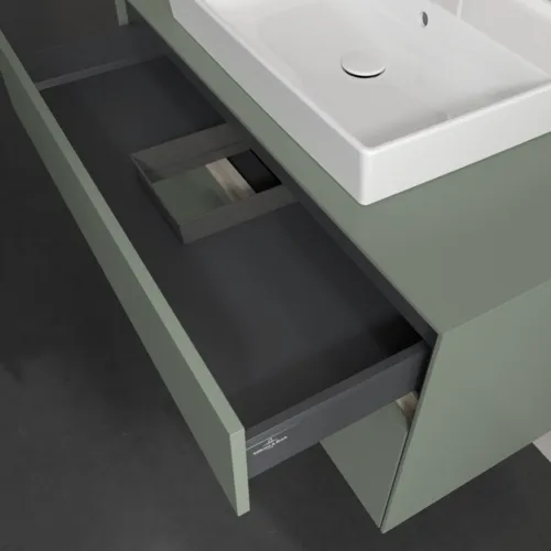 Bild von VILLEROY BOCH Collaro Waschbeckenunterschrank, 2 Auszüge, 1000 x 548 x 500 mm, Soft Green / Soft Green #C01900AF