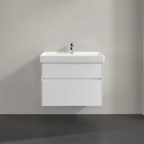 Bild von VILLEROY BOCH Collaro Waschbeckenunterschrank, mit Beleuchtung, 2 Auszüge, 754 x 546 x 444 mm, Glossy White #C010B0DH