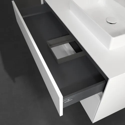 Bild von VILLEROY BOCH Collaro Waschbeckenunterschrank, 2 Auszüge, 1000 x 548 x 500 mm, White Matt / White Matt #C01500MS