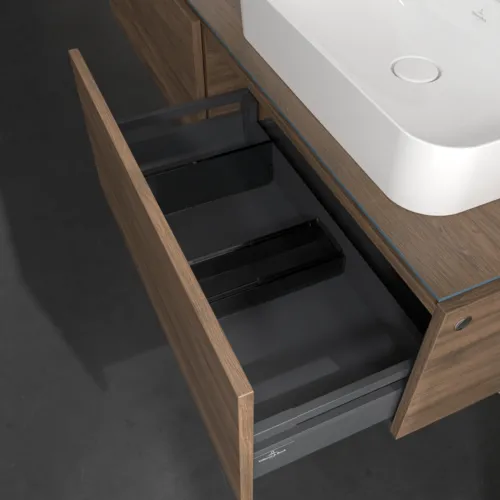 Bild von VILLEROY BOCH Legato Waschbeckenunterschrank, 2 Auszüge, 1600 x 380 x 500 mm, Arizona Oak / Arizona Oak #B76700VH
