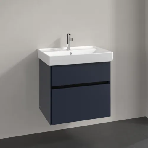 Bild von VILLEROY BOCH Collaro Waschbeckenunterschrank, 2 Auszüge, 604 x 546 x 444 mm, Marine Blue #C00900VQ