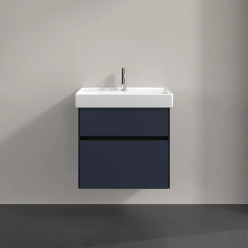 Bild von VILLEROY BOCH Collaro Waschbeckenunterschrank, 2 Auszüge, 604 x 546 x 444 mm, Marine Blue #C00900VQ