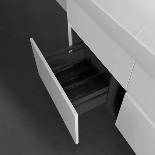 Bild von VILLEROY BOCH Collaro Waschbeckenunterschrank, 4 Auszüge, 1154 x 546 x 444 mm, Glossy White #C01200DH