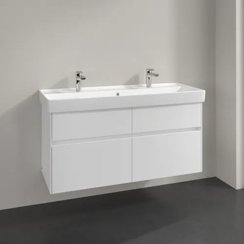 Bild von VILLEROY BOCH Collaro Waschbeckenunterschrank, 4 Auszüge, 1154 x 546 x 444 mm, Glossy White #C01200DH