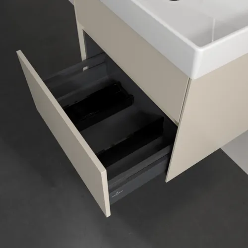 Bild von VILLEROY BOCH Collaro Waschbeckenunterschrank, 2 Auszüge, 604 x 546 x 444 mm, Cashmere Grey #C00900VN