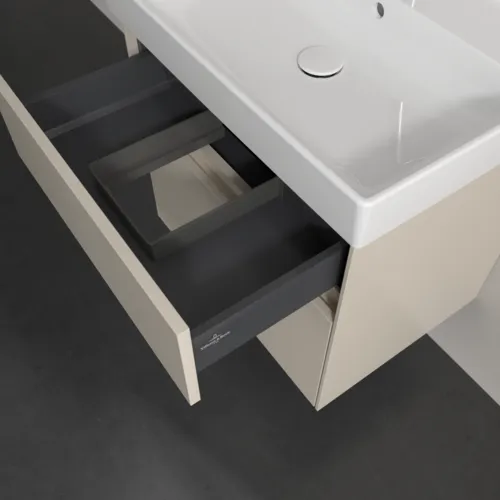 Bild von VILLEROY BOCH Collaro Waschbeckenunterschrank, 2 Auszüge, 604 x 546 x 444 mm, Cashmere Grey #C00900VN