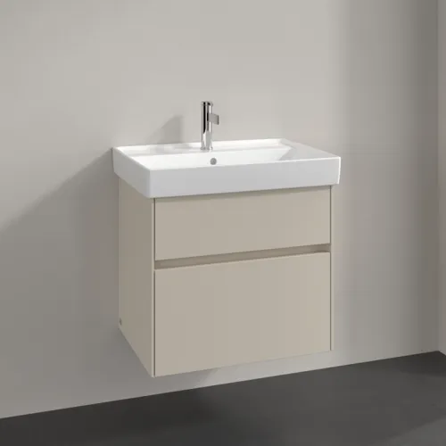 Bild von VILLEROY BOCH Collaro Waschbeckenunterschrank, 2 Auszüge, 604 x 546 x 444 mm, Cashmere Grey #C00900VN