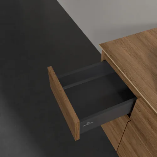 Bild von VILLEROY BOCH Legato Waschbeckenunterschrank, 5 Auszüge, 1200 x 550 x 500 mm, Kansas Oak / Kansas Oak #B75800RH