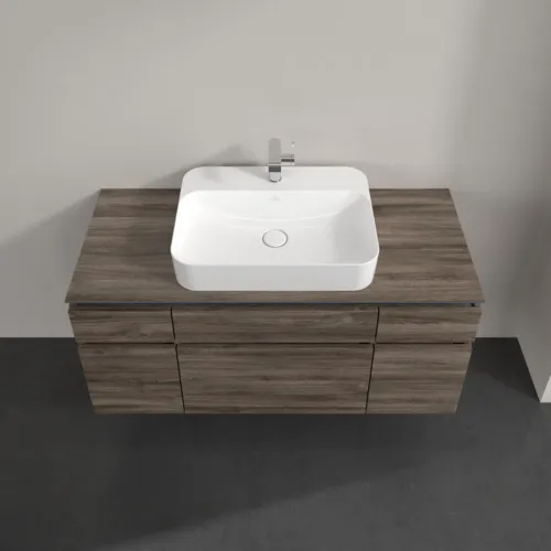 Bild von VILLEROY BOCH Legato Waschbeckenunterschrank, 5 Auszüge, 1200 x 550 x 500 mm, Stone Oak / Stone Oak #B75800RK