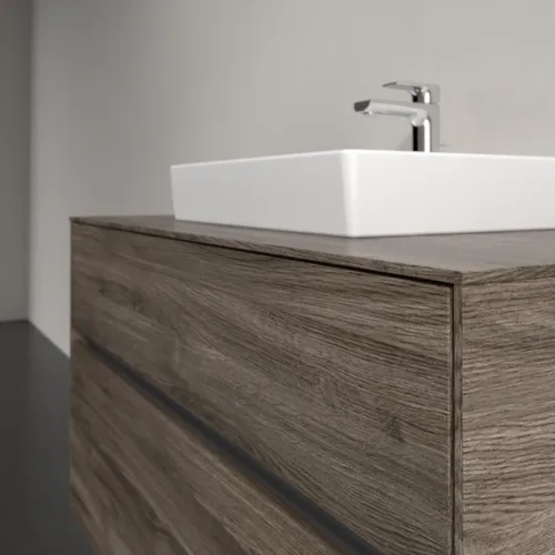 Bild von VILLEROY BOCH Collaro Waschbeckenunterschrank, 2 Auszüge, 1000 x 548 x 500 mm, Stone Oak #C01600RK