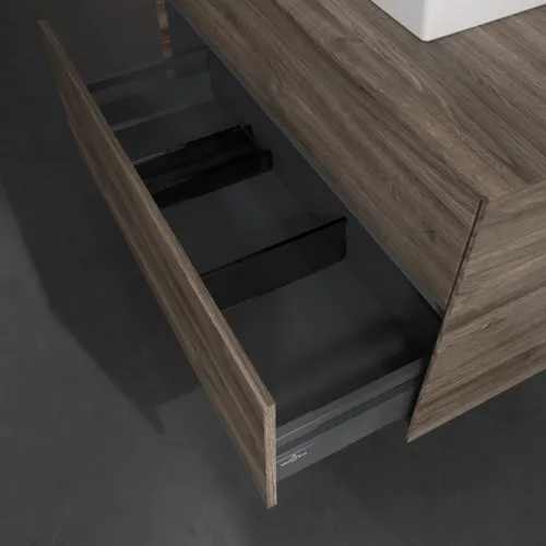 Bild von VILLEROY BOCH Collaro Waschbeckenunterschrank, 2 Auszüge, 1000 x 548 x 500 mm, Stone Oak #C01600RK