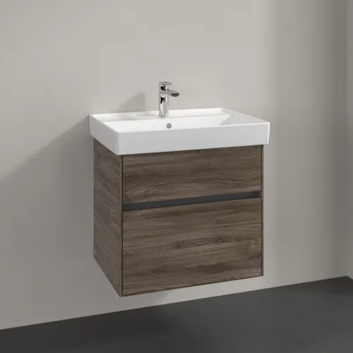 Bild von VILLEROY BOCH Collaro Waschbeckenunterschrank, 2 Auszüge, 604 x 546 x 444 mm, Stone Oak #C00900RK