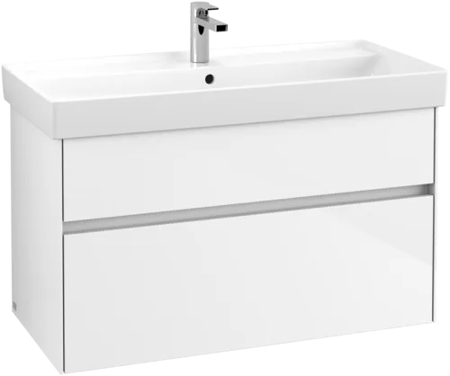 Obrázek VILLEROY BOCH Toaletní skříňka Collaro, 2 výsuvy, 954 x 546 x 444 mm, lesklá bílá #C01100DH
