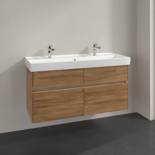 Bild von VILLEROY BOCH Collaro Waschbeckenunterschrank, mit Beleuchtung, 4 Auszüge, 1154 x 546 x 444 mm, Kansas Oak #C012B0RH