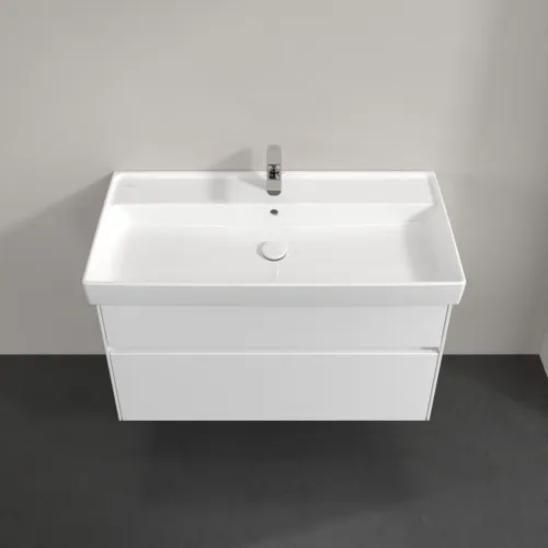 Bild von VILLEROY BOCH Collaro Waschbeckenunterschrank, mit Beleuchtung, 2 Auszüge, 954 x 546 x 444 mm, White Matt #C011B0MS