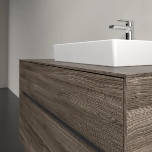 Bild von VILLEROY BOCH Collaro Waschbeckenunterschrank, 2 Auszüge, 1000 x 548 x 500 mm, Stone Oak #C01500RK