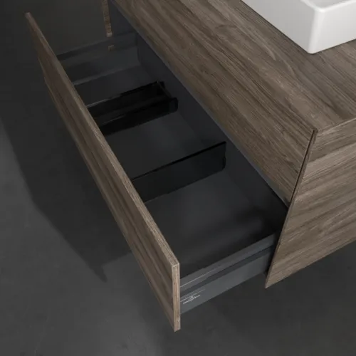 Bild von VILLEROY BOCH Collaro Waschbeckenunterschrank, 2 Auszüge, 1000 x 548 x 500 mm, Stone Oak #C01500RK