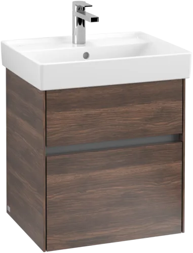 VILLEROY BOCH Collaro Vanity unit, with lighting, 2 pull-out compartments, 510 x 546 x 414 mm, Arizona Oak #C007B0VH resmi
