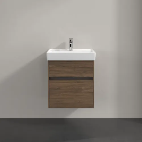 Bild von VILLEROY BOCH Collaro Waschbeckenunterschrank, mit Beleuchtung, 2 Auszüge, 510 x 546 x 414 mm, Arizona Oak #C007B0VH