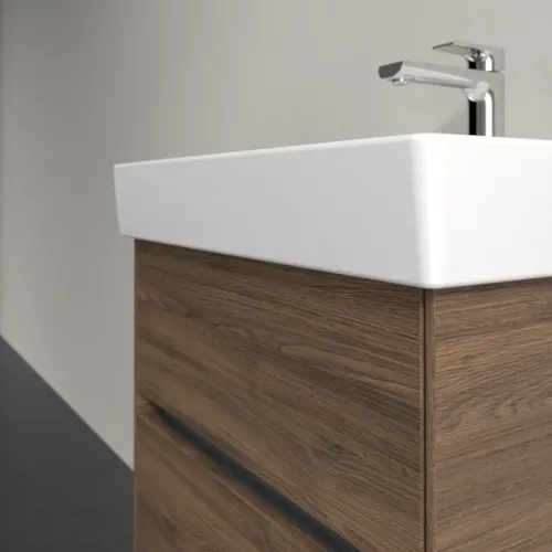 Bild von VILLEROY BOCH Collaro Waschbeckenunterschrank, mit Beleuchtung, 2 Auszüge, 510 x 546 x 414 mm, Arizona Oak #C007B0VH
