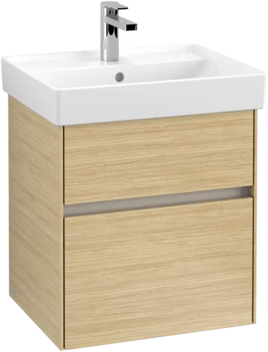 VILLEROY BOCH Collaro Vanity unit, with lighting, 2 pull-out compartments, 510 x 546 x 414 mm, Nordic Oak #C007B0VJ resmi