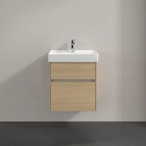 Bild von VILLEROY BOCH Collaro Waschbeckenunterschrank, mit Beleuchtung, 2 Auszüge, 510 x 546 x 414 mm, Nordic Oak #C007B0VJ