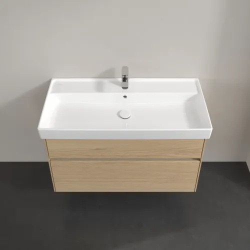 Bild von VILLEROY BOCH Collaro Waschbeckenunterschrank, 2 Auszüge, 954 x 546 x 444 mm, Nordic Oak #C01100VJ