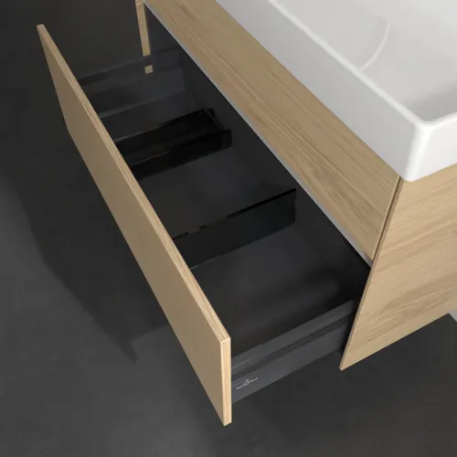 Bild von VILLEROY BOCH Collaro Waschbeckenunterschrank, 2 Auszüge, 954 x 546 x 444 mm, Nordic Oak #C01100VJ