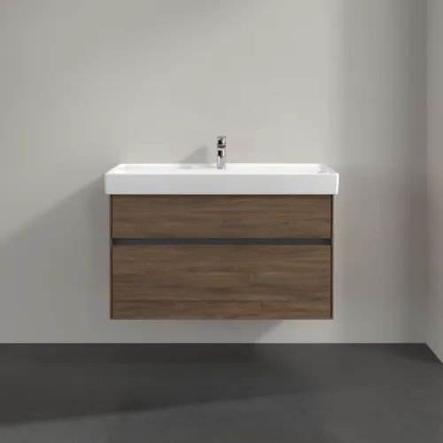 Bild von VILLEROY BOCH Collaro Waschbeckenunterschrank, 2 Auszüge, 954 x 546 x 444 mm, Arizona Oak #C01100VH