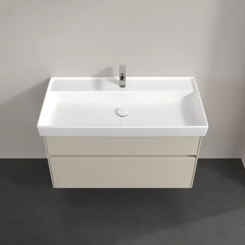 VILLEROY BOCH Collaro Waschbeckenunterschrank, 2 Auszüge, 954 x 546 x 444 mm, Cashmere Grey #C01100VN, Bild 4