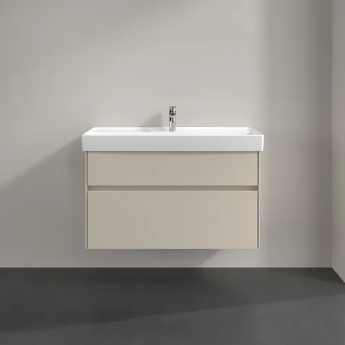 VILLEROY BOCH Collaro Waschbeckenunterschrank, 2 Auszüge, 954 x 546 x 444 mm, Cashmere Grey #C01100VN, Bild 3