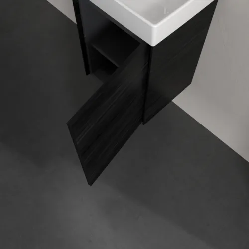 VILLEROY BOCH Collaro Waschbeckenunterschrank, 1 Tür, 410 x 546 x 344 mm, Black Oak #C00501AB, Bild 6