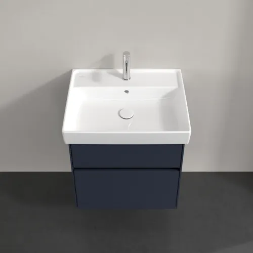VILLEROY BOCH Collaro Waschbeckenunterschrank, mit Beleuchtung, 2 Auszüge, 554 x 546 x 444 mm, Marine Blue #C008B0VQ, Bild 4