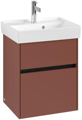 VILLEROY BOCH Collaro Vanity unit, 2 pull-out compartments, 460 x 546 x 374 mm, Wine Red #C00600AH resmi