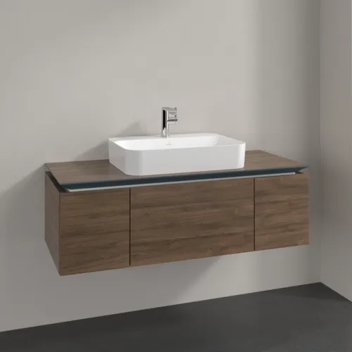Bild von VILLEROY BOCH Legato Waschbeckenunterschrank, 3 Auszüge, 1200 x 380 x 500 mm, Arizona Oak / Arizona Oak #B75700VH
