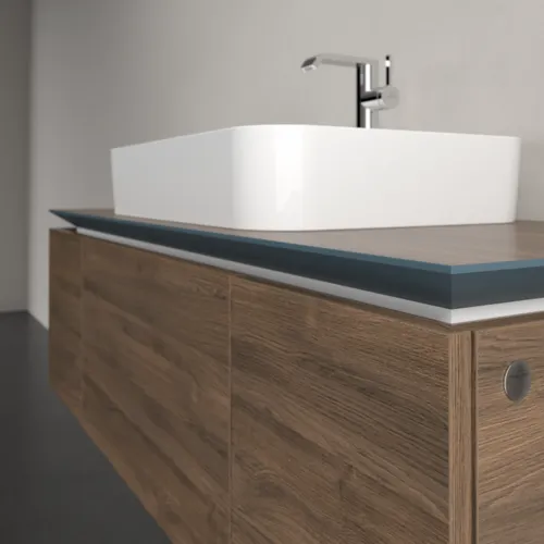 Bild von VILLEROY BOCH Legato Waschbeckenunterschrank, 3 Auszüge, 1200 x 380 x 500 mm, Arizona Oak / Arizona Oak #B75700VH