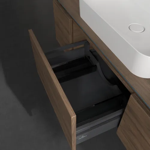 Bild von VILLEROY BOCH Legato Waschbeckenunterschrank, 3 Auszüge, 1200 x 380 x 500 mm, Arizona Oak / Arizona Oak #B75700VH