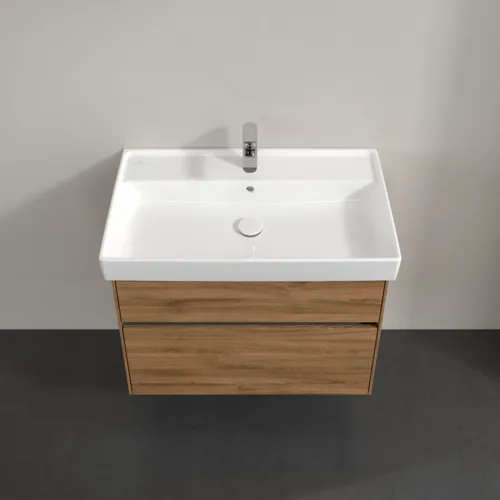 Bild von VILLEROY BOCH Collaro Waschbeckenunterschrank, 2 Auszüge, 754 x 546 x 444 mm, Kansas Oak #C01000RH
